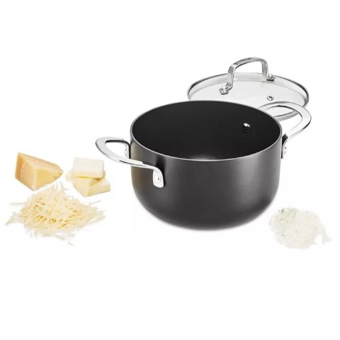 The CellarHard-Anodized Aluminum 2.5-Qt. Covered Sauce Pot, Created for Macy s