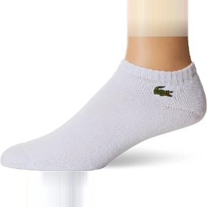 💥史低价💥：Lacoste 男士运动短袜 92%棉 醒目小鳄鱼logo