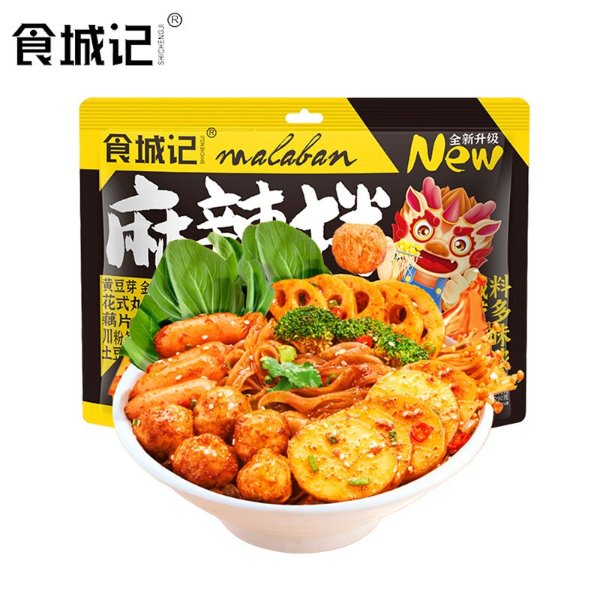 食城记东北麻辣拌390g 干拌麻辣烫抚顺老式底料调料酱料食材方便速食面-知买全球