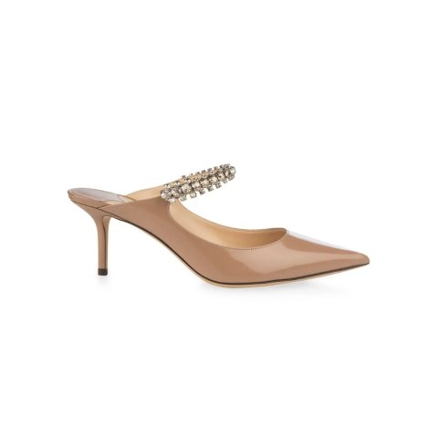 Jimmy ChooGet $250,Spend$1200 Get $300Bing 65MM Embellished Patent Leather Mules