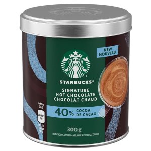 STARBUCKS 40%可可含量 热巧克力粉 300g 原味/焦糖味