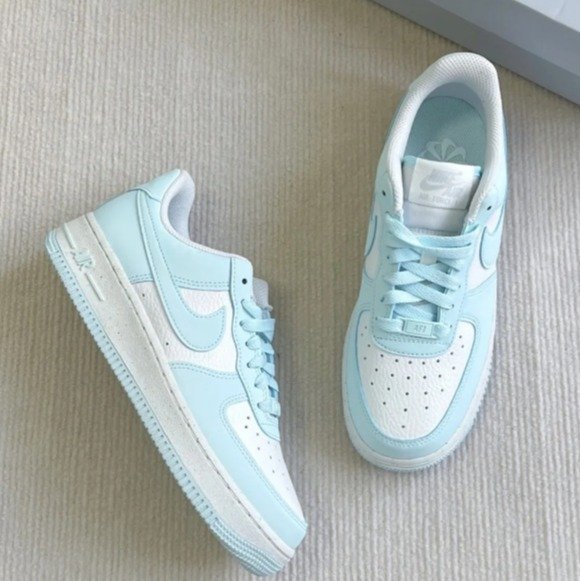 Air Force 1蓝白厚底