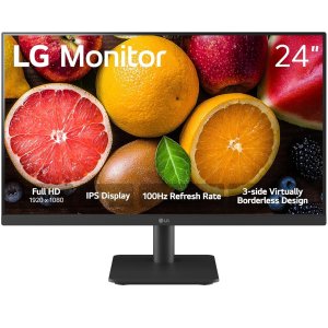 💥史低价💥：LG 24寸FHD显示器 IPS屏100Hz 5ms(GtG)响应