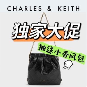 Charles & Keith 独家大促 某书爆火芭蕾鞋€63 月亮腋下包€73