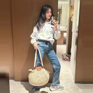 LongchampLe Pliage Filet Knit Shoulder Bag