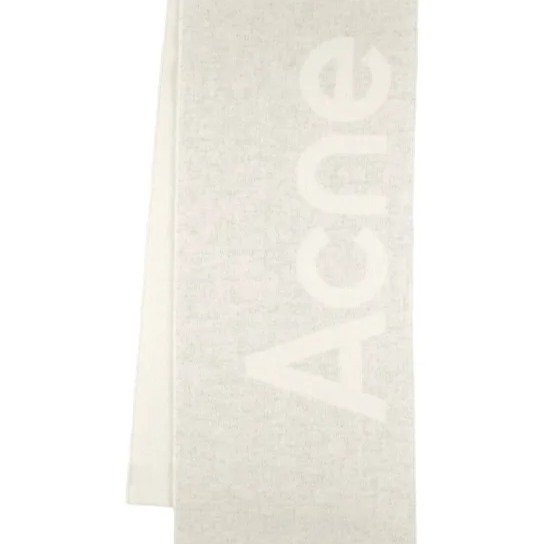 Acne logo 围巾