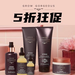 Grow Gorgeous官网 爆品全部降 生发精华60ml仅€17(原€50）