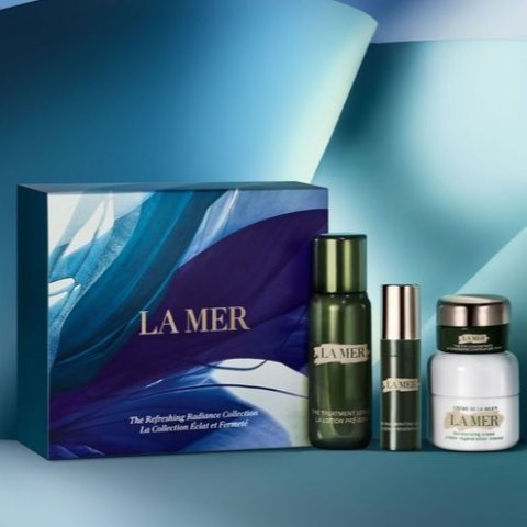 霸哥定价+叠8折+低门槛包邮La Mer 超值礼盒 封图4件才€152包邮(价值€290=52折) 官网全面断货！