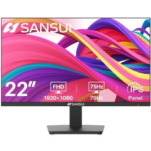 💥史低价💥：SANSUI 22寸IPS显示器 FHD 1080P 75Hz