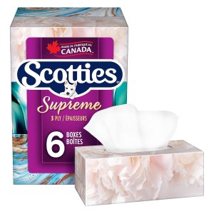 Scotties 加厚3层面巾纸 81张X6盒 补货随买随用