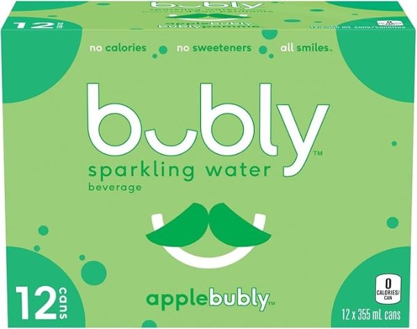 bubly 气泡水 苹果味 12x355ml