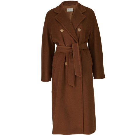 Max Mara101801 羊毛大衣 巧克力色