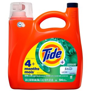 Tide 汰渍 植物香高效洗衣液 3.9L大桶 febreze除臭系列