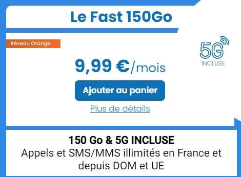 Le Fast 0-150Go