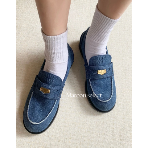 金币牛仔乐福鞋