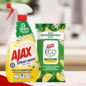 Ajax家用清洁好帮手 霉菌清洁剂$4、消毒湿巾省一半