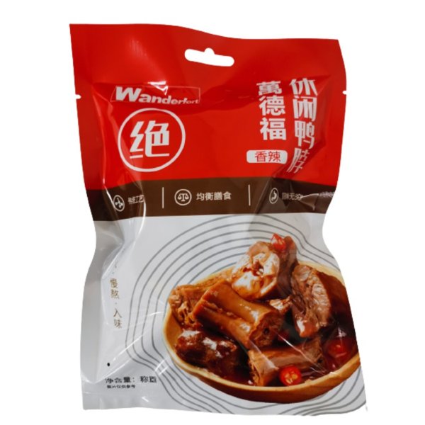 万家 香辣味绝味鸭脖 105g