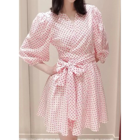 Claudie Pierlot@北京SKP TAYAMA-成秀云波点连衣裙