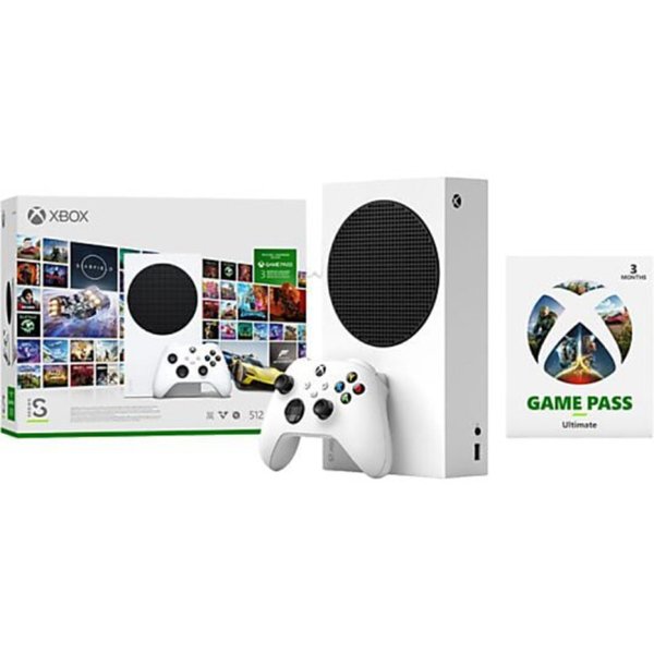 Xbox Series S 512GB 配 3 个月Game Pass Ultimate 游戏机 Xbox