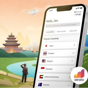 旅行必备：Airalo eSIM卡✈️可覆盖200+国家 落地有信号