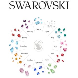 Swarovski 生日石💎也太适合送礼了 幸运石谁能拒绝