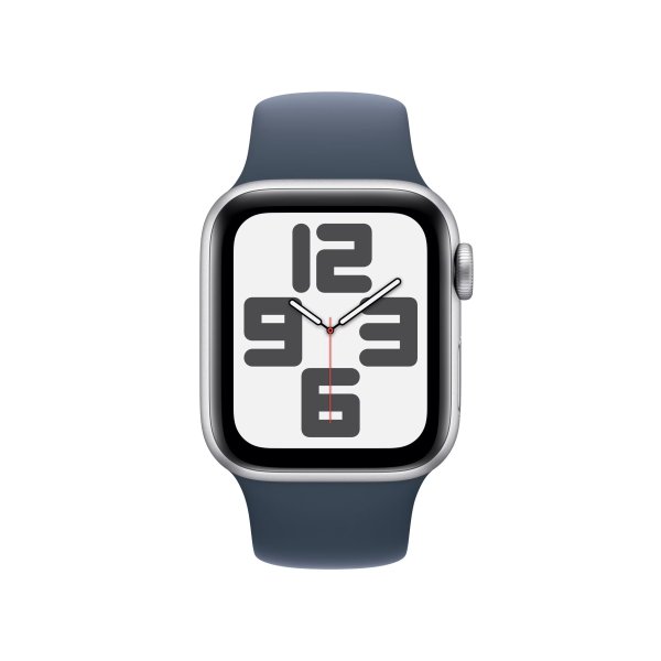 Apple Watch SE (GPS) 40mm 银色配蓝色表带