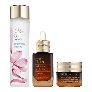 Estee Lauder限定套装 小棕瓶+眼霜+樱花水