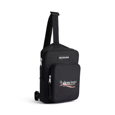 BalenciagaExplorer Political Campaign Printed Messenger Bag