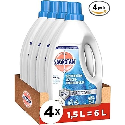 Sagrotan 洗衣消毒液4瓶x1.5升