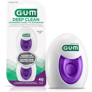 Gum 深度清洁牙线40米 2个装 别等牙松了才想起来用哦！