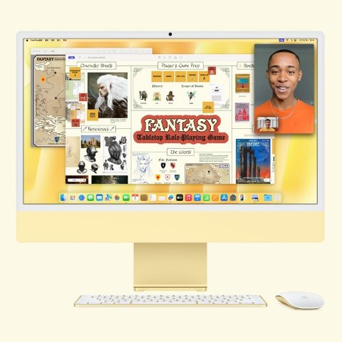 $1699起新品上市：iMac M4 24吋 一体机 标配16GB RAM 纳米纹理玻璃面板可选