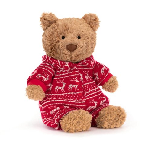 The Baby Cubby Jellycat Bartholomew Bear Winter Pajamas