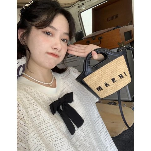 Tropicallia 刺绣水桶包