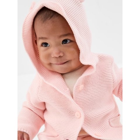 GapBaby Bear Garter Cardigan