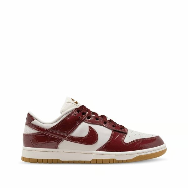 Women's Dunk Low LX 'Team Red Croc'红色