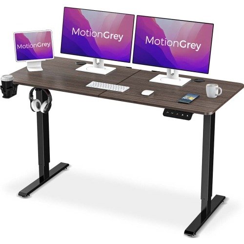 MotionGrey 电动升降桌  (55x24 Tabletop Included) - Only on Best Buy