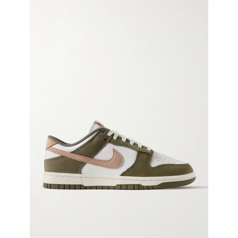 NikeDunk Low PRM Suede and Leather Sneakers for Men | MR PORTER