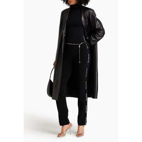 alexanderwang.t侧面有logo~针织裤