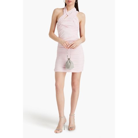 Alexander Wang后背更美天鹅绒连衣裙