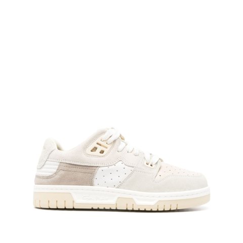 Acne Studioscrinkled panelled suede sneakers