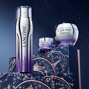 Lancome年末大促 小黑瓶精华套盒$150，菁纯面霜变相4.6折