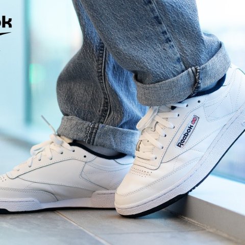 网络星期一：Reebok Club C 85 男士休闲小白鞋 5号