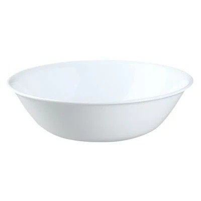 Winter Frost White 1-quart Large Serving Bowl