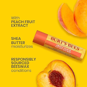 Burt’s Bees 100% 天然保湿润唇膏 甜桃味