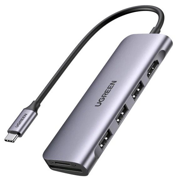  6 合 1 4K HDMI USB C 集线器