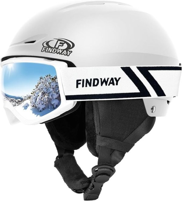 Findway 滑雪头盔套装-男女青少年