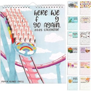 Here We Go Again 2025 Calendar 挂历