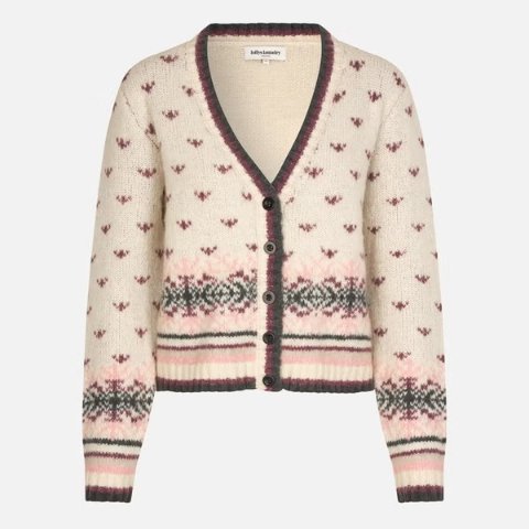 费尔岛针织开衫毛衣