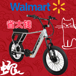 🧨WalMart沃尔玛新年省大钱💰电动自行车骨折价! 至高立减$2850