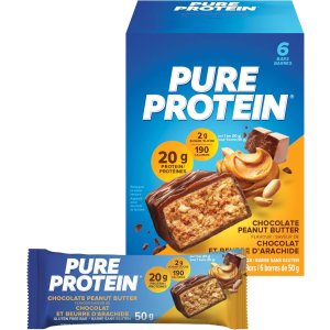 Pure Protein Bars 巧克力花生酱能量棒 低糖无麸质高蛋白